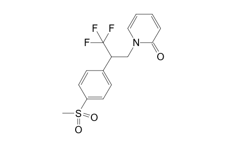 1-(3,3,3-Trifluoro-2-(4-(methylsulfonyl)phenyl)propyl)pyridin-2(1H)-one