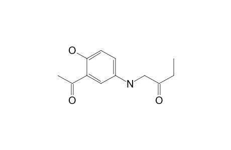 1-((3-Acetyl-4-hydroxyphenyl)amino)butanone