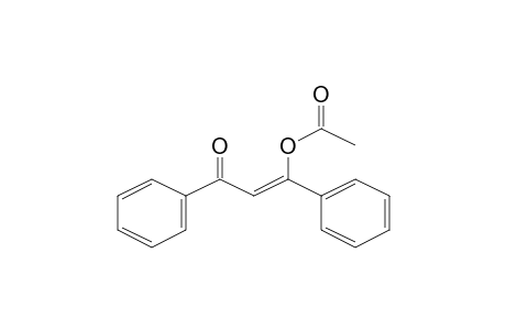 (1Z)-3-Oxo-1,3-diphenyl-1-propenyl acetate
