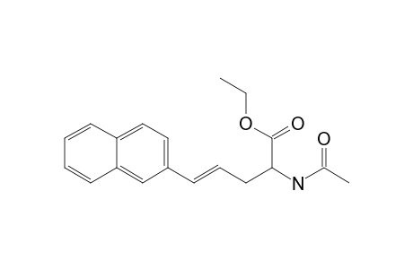 Ethyl (E)-2-acetamido-5-(naphth-2-yl)pent-4-enoate