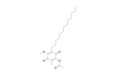 5-ACETOXY-2-METHOXY-6-METHYL-3-TRIDECYL-1,4-BENZOQUINONE