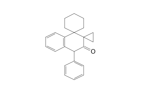 Dispiro[cyclohexan-1,1'-(2',3',4'-H)naphthalen-2',1''-cyclopropan-3'-on], 4'-phenyl-