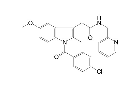 1H-indole-3-acetamide, 1-(4-chlorobenzoyl)-5-methoxy-2-methyl-N-(2-pyridinylmethyl)-