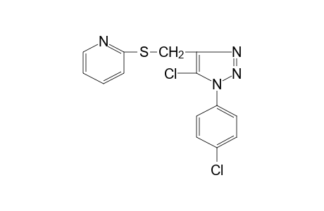 5-chloro-1-(p-chlorophenyl)-4-{(2-pyridyl)thio]methyl}-1H-1,2,3-triazole