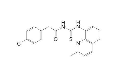 thiourea, N-[(4-chlorophenyl)acetyl]-N'-(2-methyl-8-quinolinyl)-