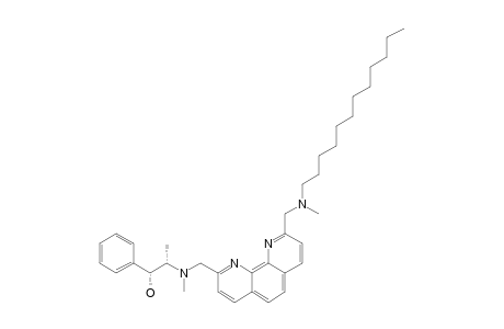 (1R,2S)-[(9-[(N-METHYLDODECYLAMINO)-METHYL]-1,10-PHENANTHROLIN-2-YL)-METHYL]-EPHEDRINE