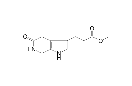 1H-Pyrrolo[2,3-c]pyridine-3-propanoic acid, 5(4H)-oxo-6,7-dihydro-, methyl ester