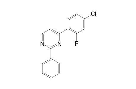 4-(4-Chloro-2-fluorophenyl)-2-phenyl pyrimidine