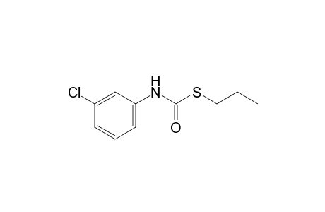 m-chlorothiocarbanilic acid, S-propyl ester