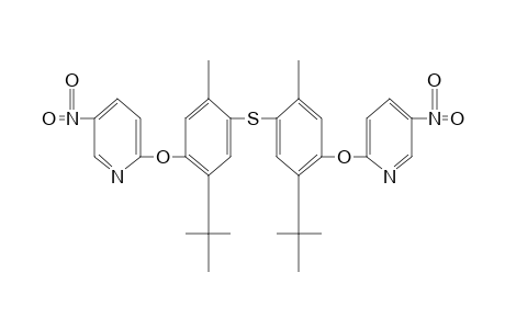 2,2'-thiobis[(5-tert-butyl-2-methyl-p-phenylene)oxy]bis[5-nitropyridine]