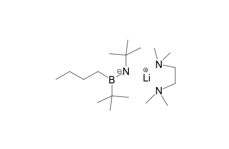 Butyl(t-butyl)(t-butyl[(tetramethylethylenediamine)lithio]amino}borane