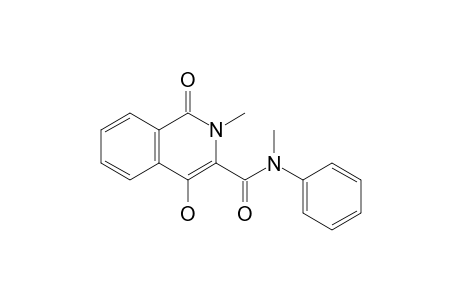 4-Hydroxy-N,2-dimethyl-1-oxo-N-phenyl-1,2-dihydroisoquinoline-3-carboxamide