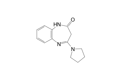 1,3-dihydro-4-(1-pyrrolidinyl)-2H-1,5-benzodiazepin-2-one