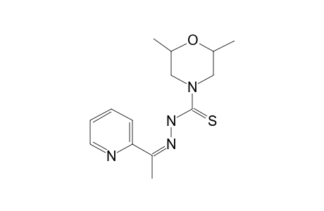 2,6-Dimethylmorpholine-4-thiocarboxylic acid 2-[1-[2-pyridyl]ethylidene]hydrazide