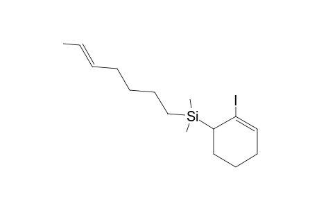 1-Iodo-6-[4'-hexenyl-6'-(trimethylsilyl)]-1-cyclohexene