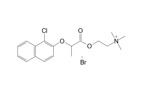 choline bromide, 2-[(1-chloro-2-naphthyl)oxy]propionate