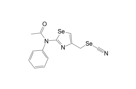 2-(N-Acetylanilino)-4-selenocyanatomethyl-1,3-selenazole