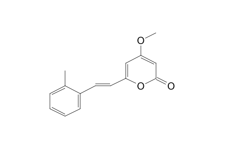 2H-Pyran-2-one, 6-[2-E-(2-tolyl)ethenyl]-4-methoxy-