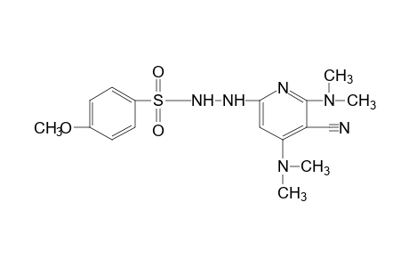 p-methoxybenzenesulfonic acid, 2-[4,6-bis(dimethylamino)-5-cyano-2-pyridyl]hydrazide