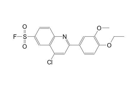 4-chloro-2-(4-ethoxy-3-methoxyphenyl)-6-quinolinesulfonyl fluoride