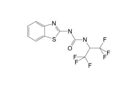 Urea, 1-[2,2,2-trifluoro-1-(trifluoromethyl)ethyl]-3-(2-benzothiazolyl)-