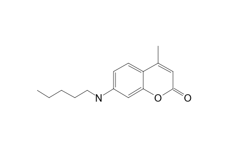 7-(N-Pentyl)amino-4-methylcoumarin