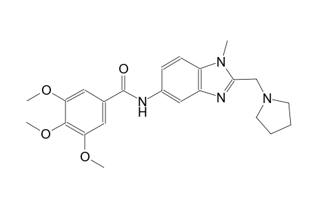 benzamide, 3,4,5-trimethoxy-N-[1-methyl-2-(1-pyrrolidinylmethyl)-1H-benzimidazol-5-yl]-