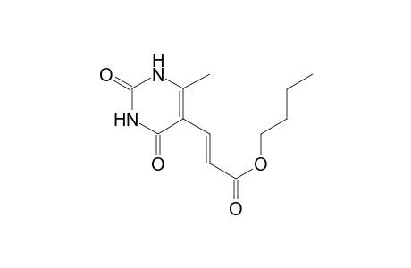 butyl (2E)-3-(6-methyl-2,4-dioxo-1,2,3,4-tetrahydro-5-pyrimidinyl)-2-propenoate