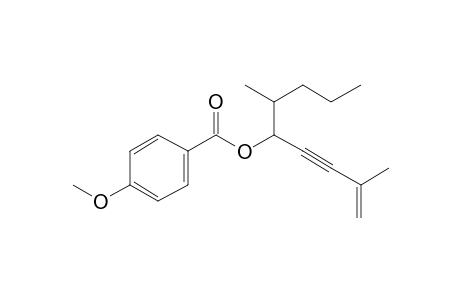 p-Anisic acid, 2,6-dimethylnon-1-en-3-yn-5-yl ester