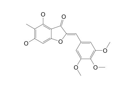 4,6-DIHYDROXY-5-METHYL-3',4',5'-TRIMETHOXY-AURONE