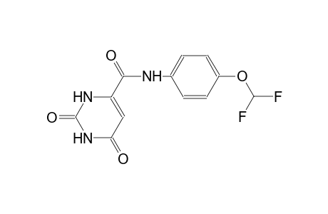 N-[4-(difluoromethoxy)phenyl]-2,6-dioxo-1,2,3,6-tetrahydro-4-pyrimidinecarboxamide