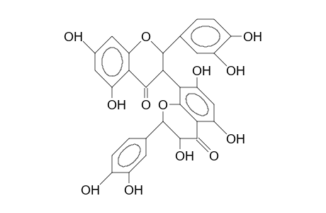 BIS-3-(3',4',5,7-TETRAHYDROXY-FLAVANONE)-8-(3',4',5,7-TETRAHYDROXY-FLAVANONOL)