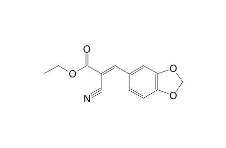 alpha-cyano-3,4-(methylenedioxy)cinnamic acid, ethyl ester