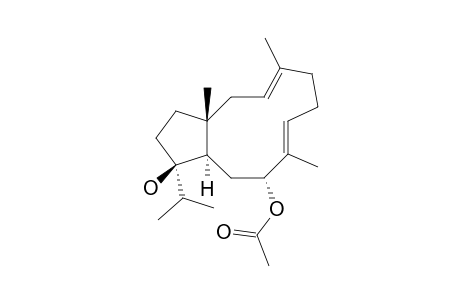 (1R*,3E,7E,9R*,11R*,12R*)-9-Acetoxydolabella-3,7-dien-12-ol