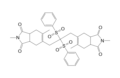 Bis-(2,6-dimethyl-1,3-dioxo-2,3,3a,4,7,7a-hexahydro-1H-isoindol-5-ylmethyl)-bis-(phenylsulfonyl)methane