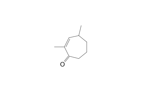 2-Cyclohepten-1-one, 2,4-dimethyl-, (.+-.)-