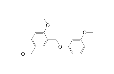Benzaldehyde, 4-methoxy-3-(3-methoxyphenoxymethyl)-