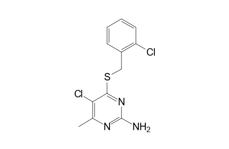 2-AMINO-5-CHLORO-4-[(o-CHLOROBENZYL)THIO]-6-METHYLPYRIMIDINE