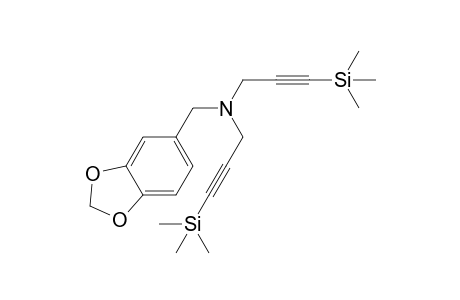 N-(1,3-benzodioxol-5-ylmethyl)-3-trimethylsilyl-N-(3-trimethylsilylprop-2-ynyl)prop-2-yn-1-amine