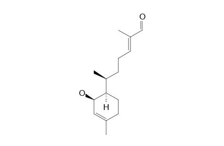 (1R,6S,7R)-1-HYDROXYBISABOLA-2,10E-DIEN-12-AL