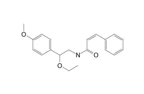 2-Propenamide, N-[2-ethoxy-2-(4-methoxyphenyl)ethyl]-3-phenyl-