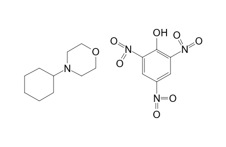 4-cyclohexylmorpholine, picrate