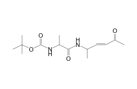 3-(E)-Hexen-2-one, (5S)-5-[(t-butoxycarbonyl-(S)-alanyl)amino]-