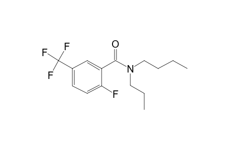 Benzamide, 2-fluoro-5-trifluoromethyl-N-propyl-N-butyl-