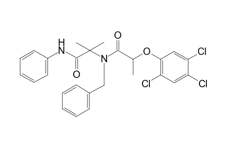 2-Methyl-2-[[1-oxo-2-(2,4,5-trichlorophenoxy)propyl]-(phenylmethyl)amino]-N-phenylpropanamide