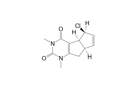 (5aR,8S,8aS)-8-chloranyl-2,4-dimethyl-5,5a,8,8a-tetrahydropentaleno[2,1-d]pyrimidine-1,3-dione