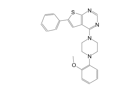 thieno[2,3-d]pyrimidine, 4-[4-(2-methoxyphenyl)-1-piperazinyl]-6-phenyl-