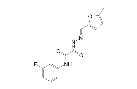 N-(3-fluorophenyl)-N'-(5-methylfurfurylideneamino)oxalamide