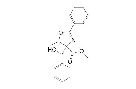 Methyl 4-[hydroxy(phenyl)methyl]-5-methyl-2-phenyl-4,5-dihydro-1,3-oxazole-4-carboxylate