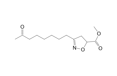 5-Isoxazolecarboxylic acid, 4,5-dihydro-3-(7-oxooctyl)-, methyl ester